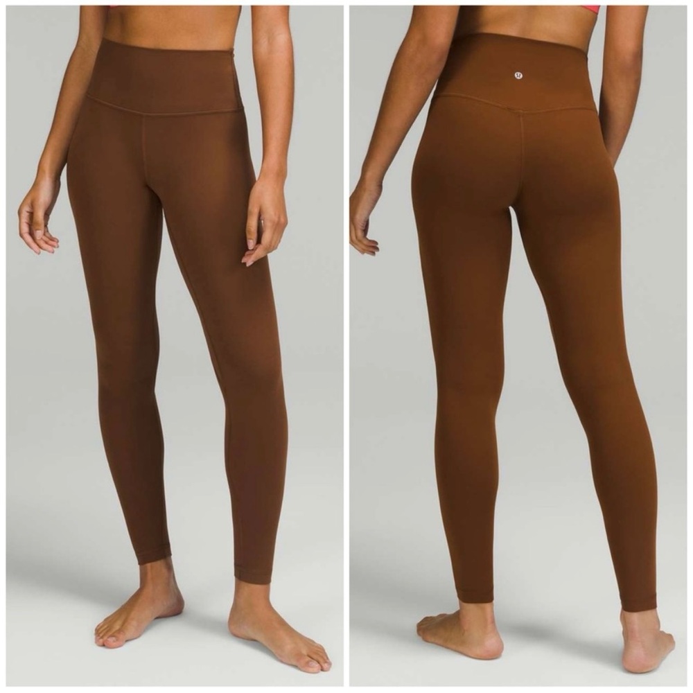 Lululemon Align 28” Inseam High Rise Workout Leggings Roasted Brown Size 4